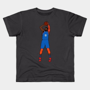 Paul George Jumpshot - Oklahoma City Thunder Kids T-Shirt